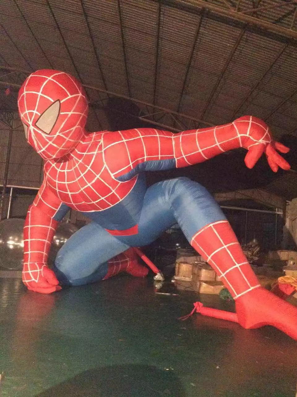 Inflatable spider man